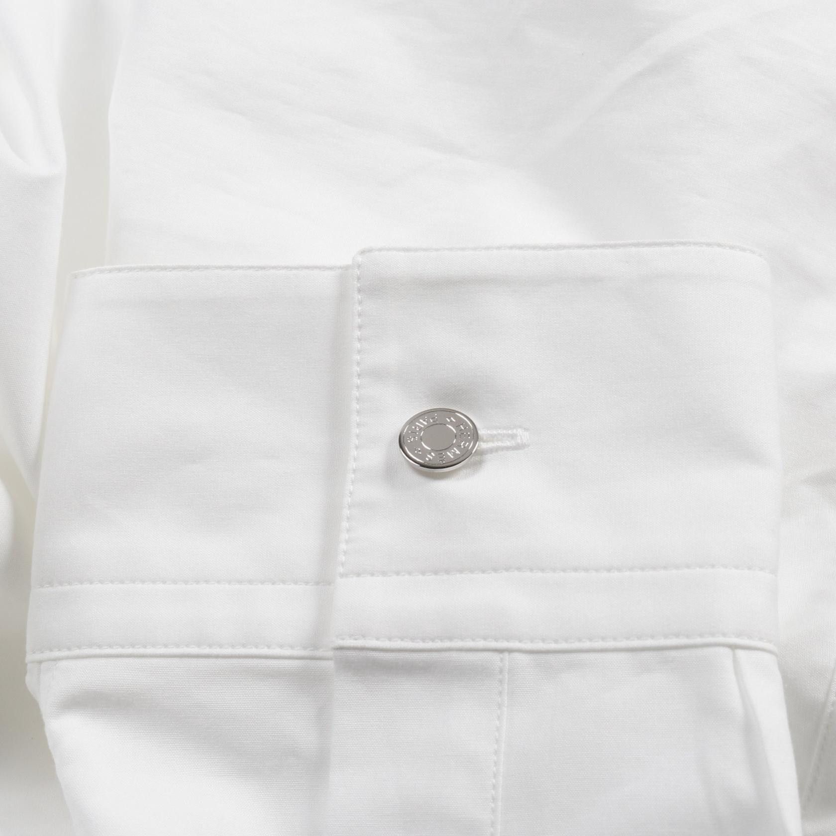 Hermes Hermes Hermes CONTRASTE IMPRIME Cotton Shirt Cotton Dress Shirt Size ONE SIZE - 6 Thumbnail