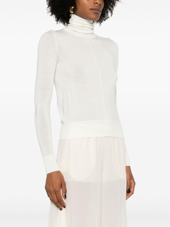 Chloe CHLOE Women Tops CHC24AMP04660 107 White Size L / US 10 / IT 46 - 7 Thumbnail