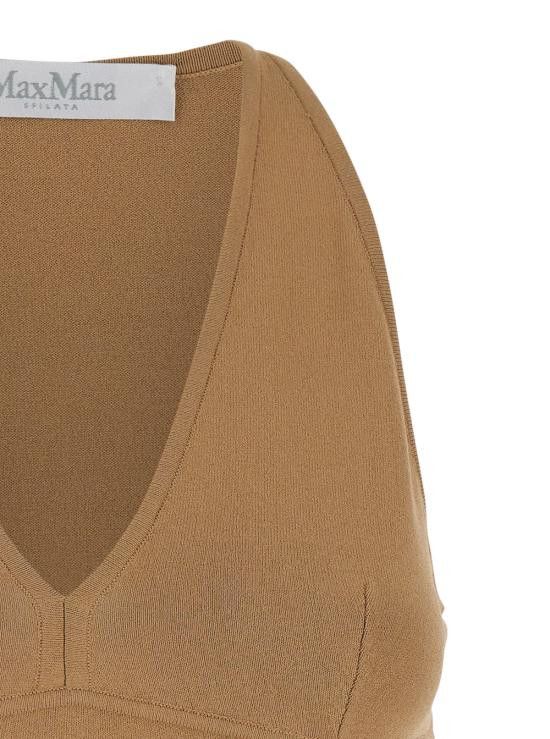 Max Mara MAX MARA Women Tops 2511361313600009 Beige Size S / US 4 / IT 40 - 3 Thumbnail
