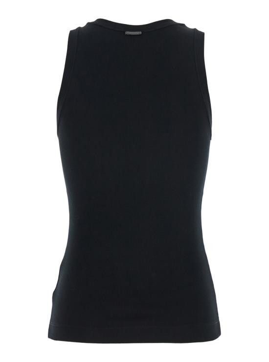 Brunello Cucinelli BRUNELLO CUCINELLI Women Tops MPTC8FX230C101 Black Size S / US 4 / IT 40 - 2 Thumbnail