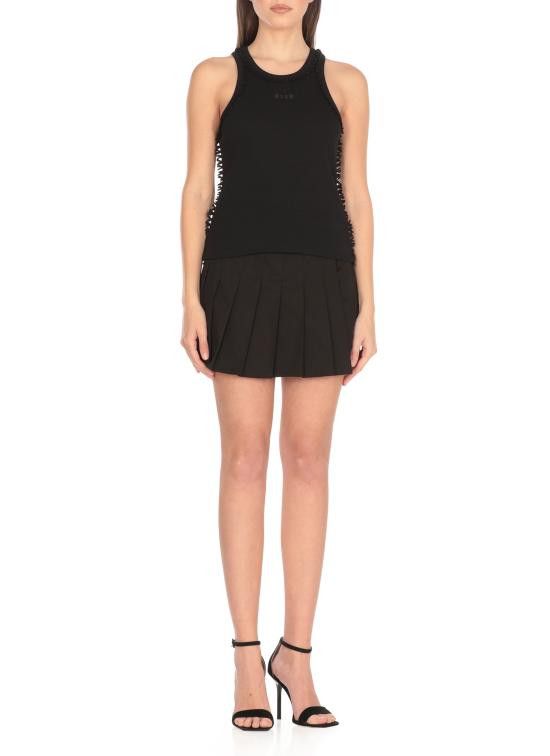 MSGM MSGM Women Tops 3842MDT84 25712099 Black Size S / US 4 / IT 40 - 2 Thumbnail