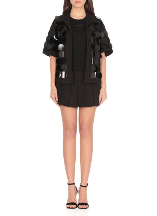 MSGM MSGM Women Tops 3842MDT84 25712099 Black Size S / US 4 / IT 40 - 5 Thumbnail