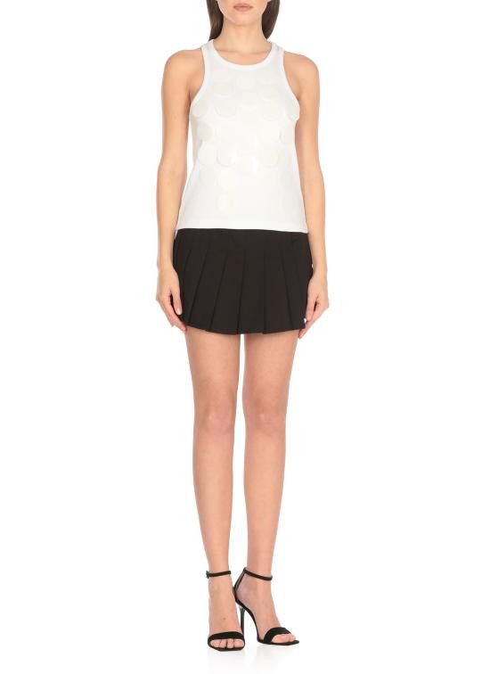 MSGM MSGM Women Tops 3842MDT81 25712001 White Size M / US 6-8 / IT 42-44 - 2 Thumbnail