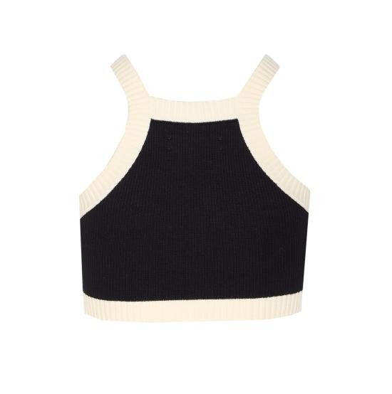 Amiri AMIRI Women Tops KNTT1025 BLACK Black Size L / US 10 / IT 46 - 2 Thumbnail