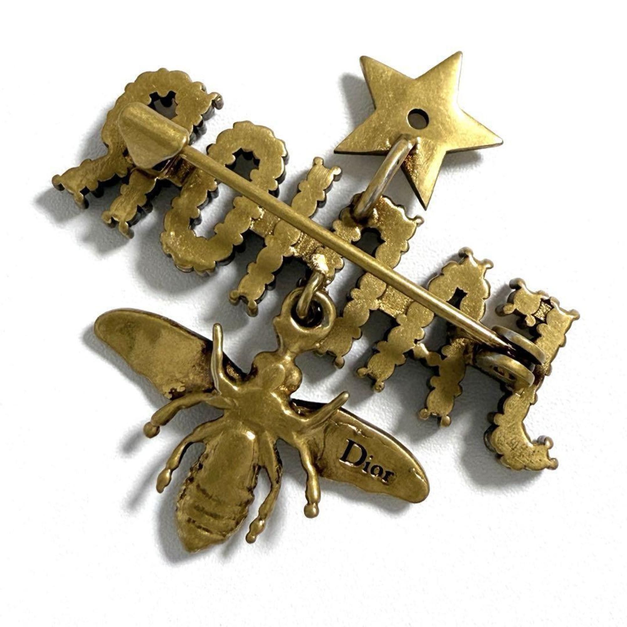 Dior Christian Dior Dior Women's Pin Brooch Badge Bee J'Adior Size ONE SIZE - 2 Thumbnail