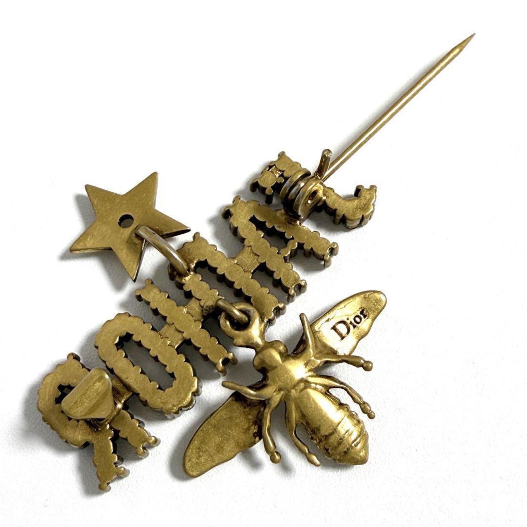 Dior Christian Dior Dior Women's Pin Brooch Badge Bee J'Adior Size ONE SIZE - 3 Thumbnail