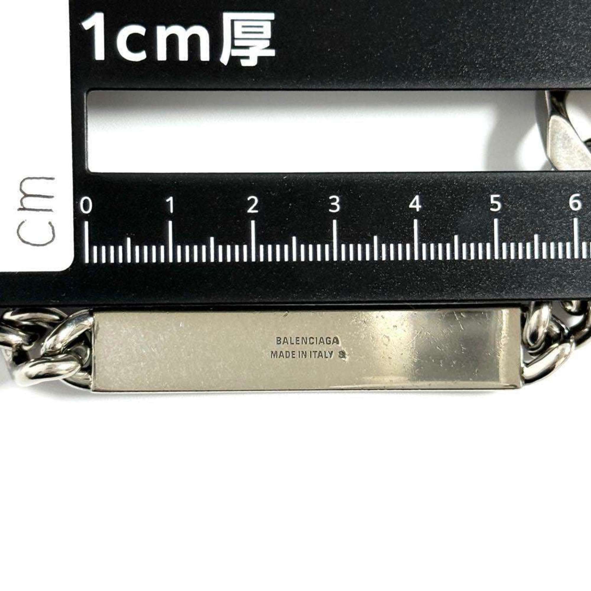 Balenciaga Balenciaga Men's Plate Twist Chain Necklace Size ONE SIZE - 8 Thumbnail