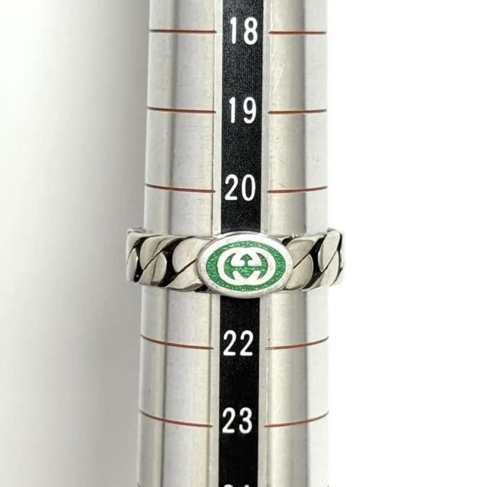 Gucci Gucci Men's Interlocking G Silver Ring Size ONE SIZE - 7 Thumbnail