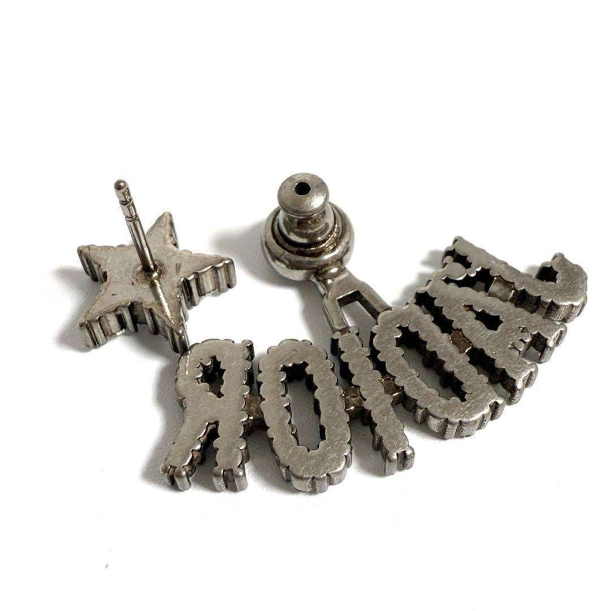 Dior Christian Dior Dior Asymmetrical Stud Earrings B J'adior Size ONE SIZE - 3 Thumbnail