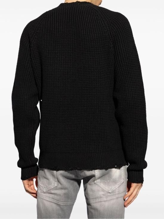 Dsquared2 DSQUARED2 Men Sweater S74HA1446D13040 900 BLACK Size US XL / EU 56 / 4 - 4 Thumbnail