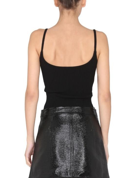 Courreges COURREGES Women Tops PERMDE012FI0001 9999 Black Size S / US 4 / IT 40 - 2 Thumbnail