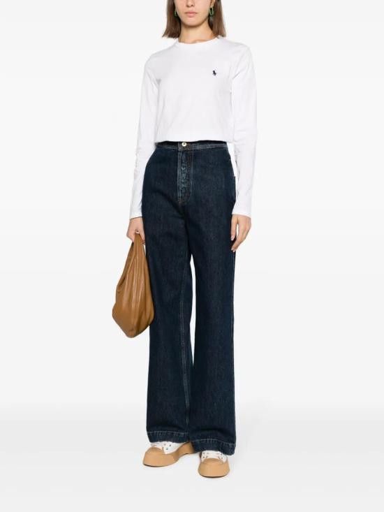 Ralph Lauren RALPH LAUREN Women Tops 211898699001 100 WHITE Size S / US 4 / IT 40 - 2 Thumbnail