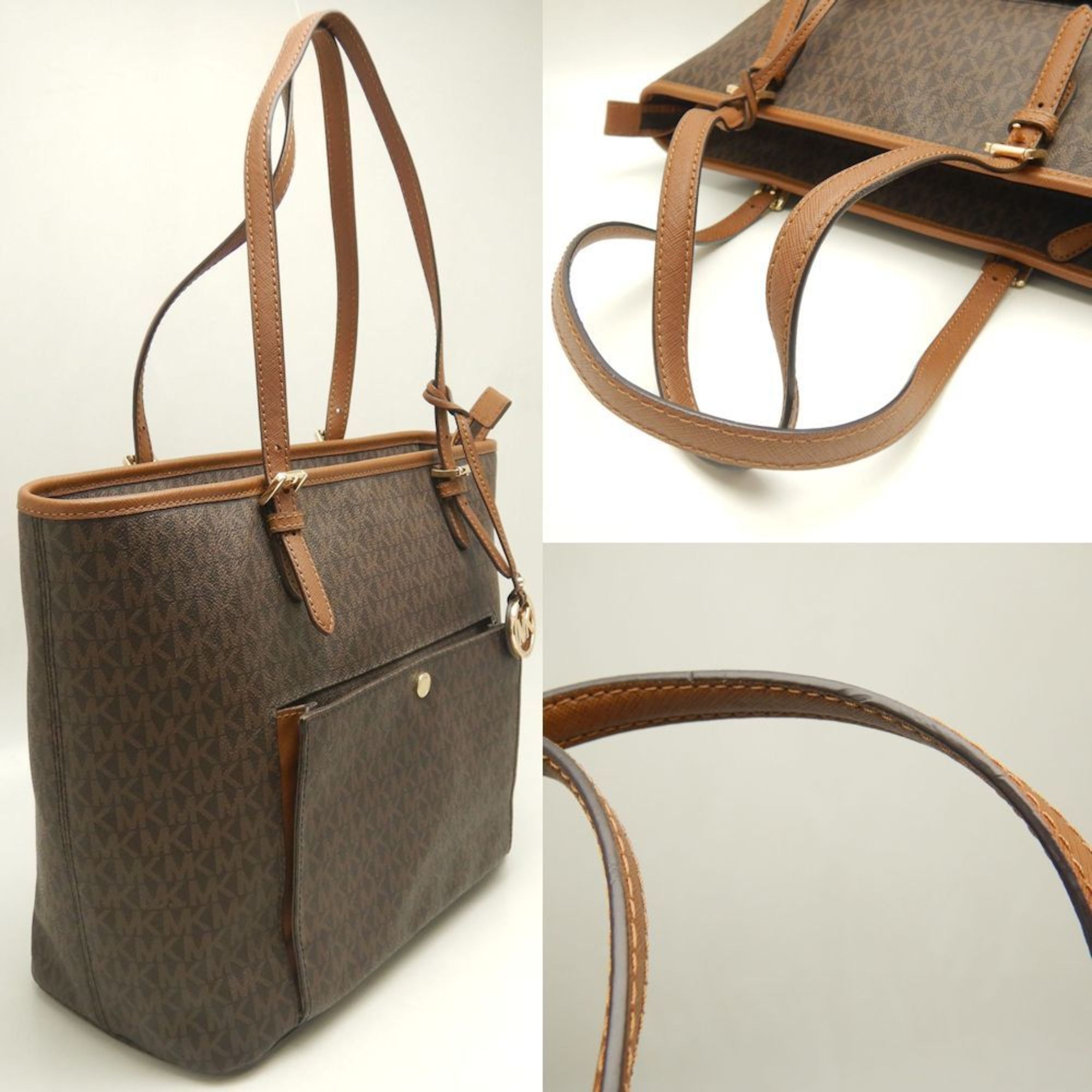 Michael Kors Michael Kors JET SET 30S7GTTT7B Tote Bag x Leather Brown 252757 Size ONE SIZE - 5 Thumbnail