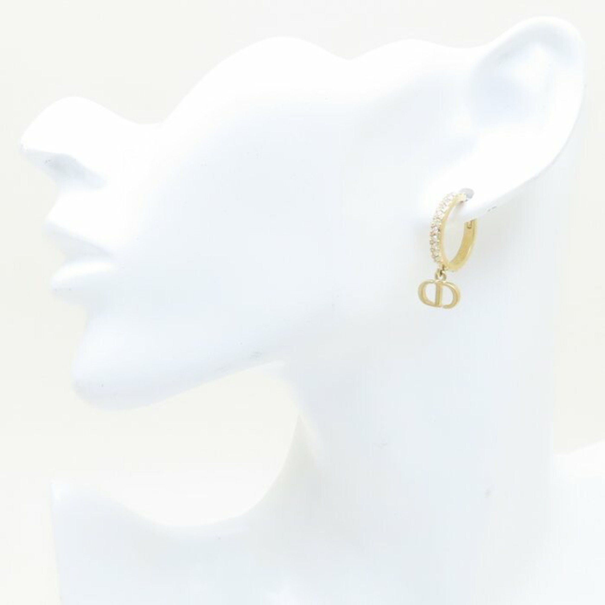 Dior Christian Dior Montaigne Earrings Crystal Resin Pearl GP Gold Plated 293747 Size ONE SIZE - 2 Thumbnail