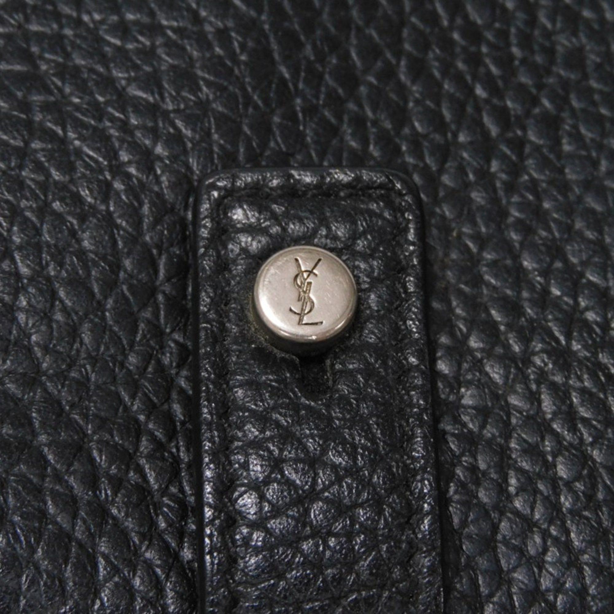 Yves Saint Laurent Yves Saint Laurent Saint Laurent Paris SAINT LAURENT PARIS Card Case Sac du Jour Holder Grained Bi-fold Pass Business YSL Black 507604 DTI0E 1000 Men's Women's Size ONE SIZE - 13 Thumbnail