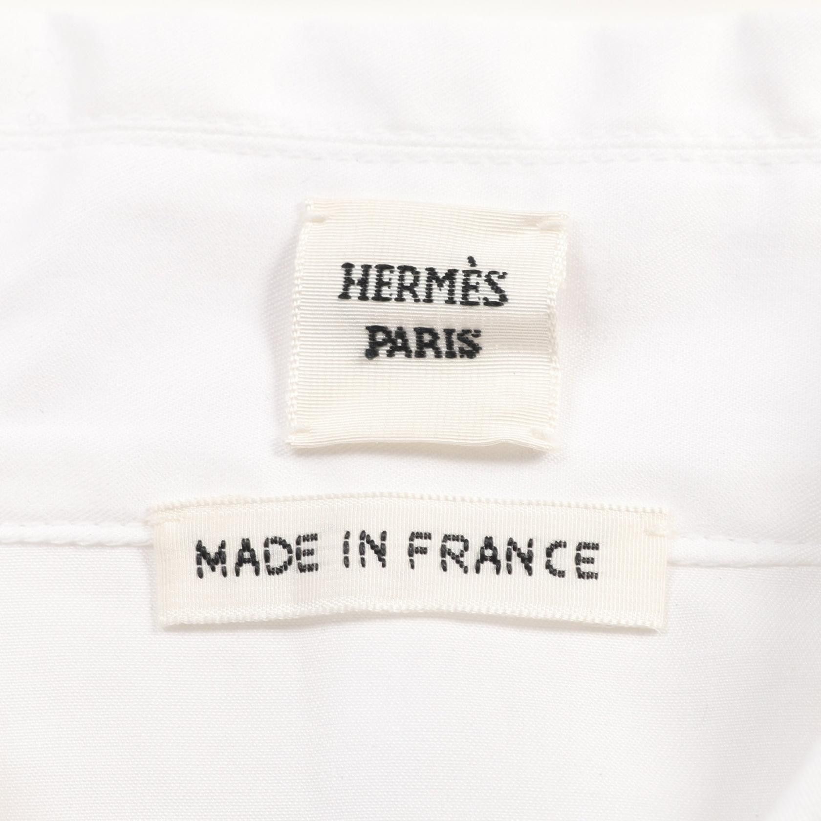 Hermes Hermes Hermes Sellier Button Cotton Top Cotton Tops Size ONE SIZE - 3 Thumbnail