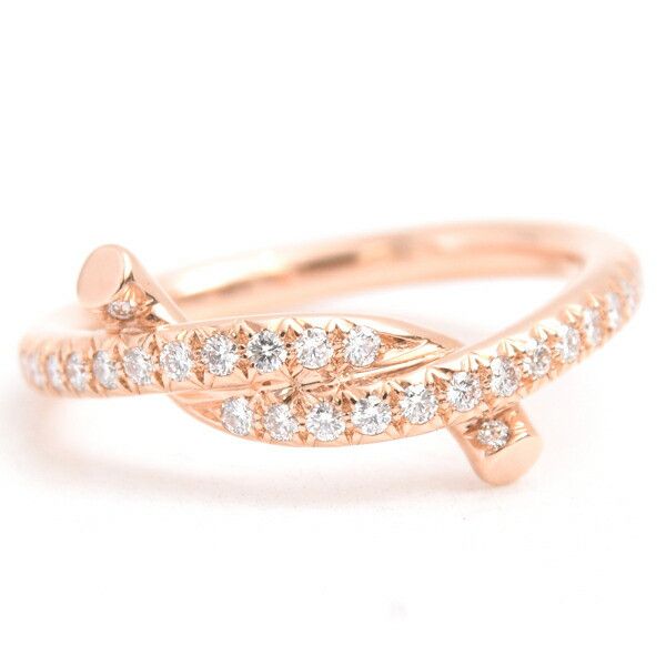 Cartier Cartier Cartier Entrelacés 750PG Diamond Ring Size 50 Leather Ring Size ONE SIZE - 4 Thumbnail