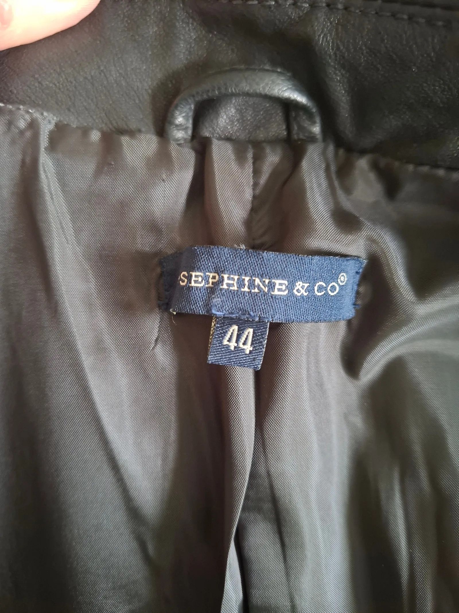 CO Josephine & Co Leather Jacket Size L / US 10 / IT 46 - 2 Thumbnail