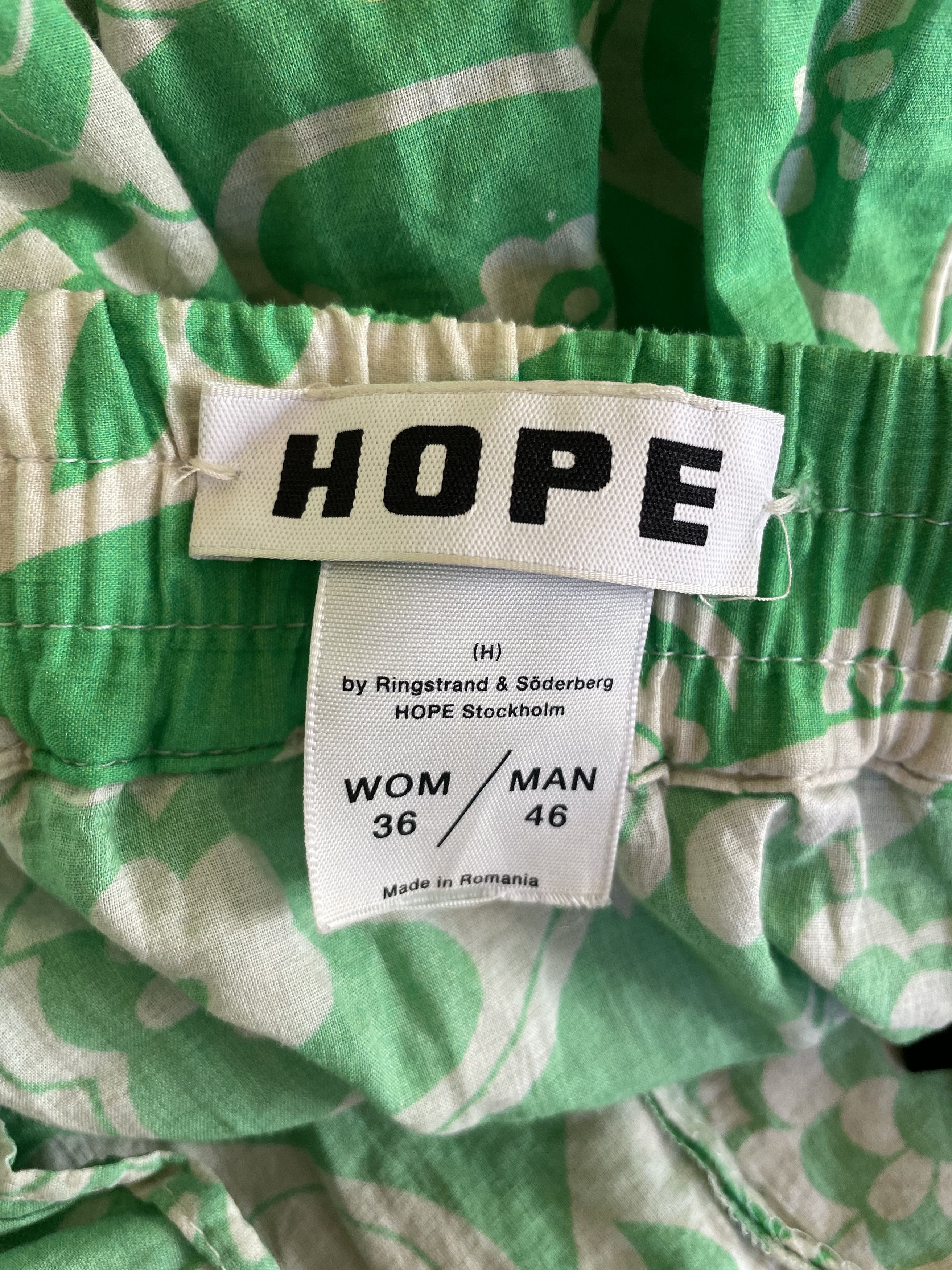 Hope Hope Bon Trouser Paisley Green Pants Size 26" / US 2 / IT 38 - 2 Thumbnail