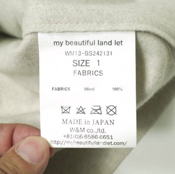 Other Other my beautiful landlet MELTON FABRIC Wool Vest Others Tops WM13-BS242131 DUTY FREE for USA Size ONE SIZE - 9 Thumbnail