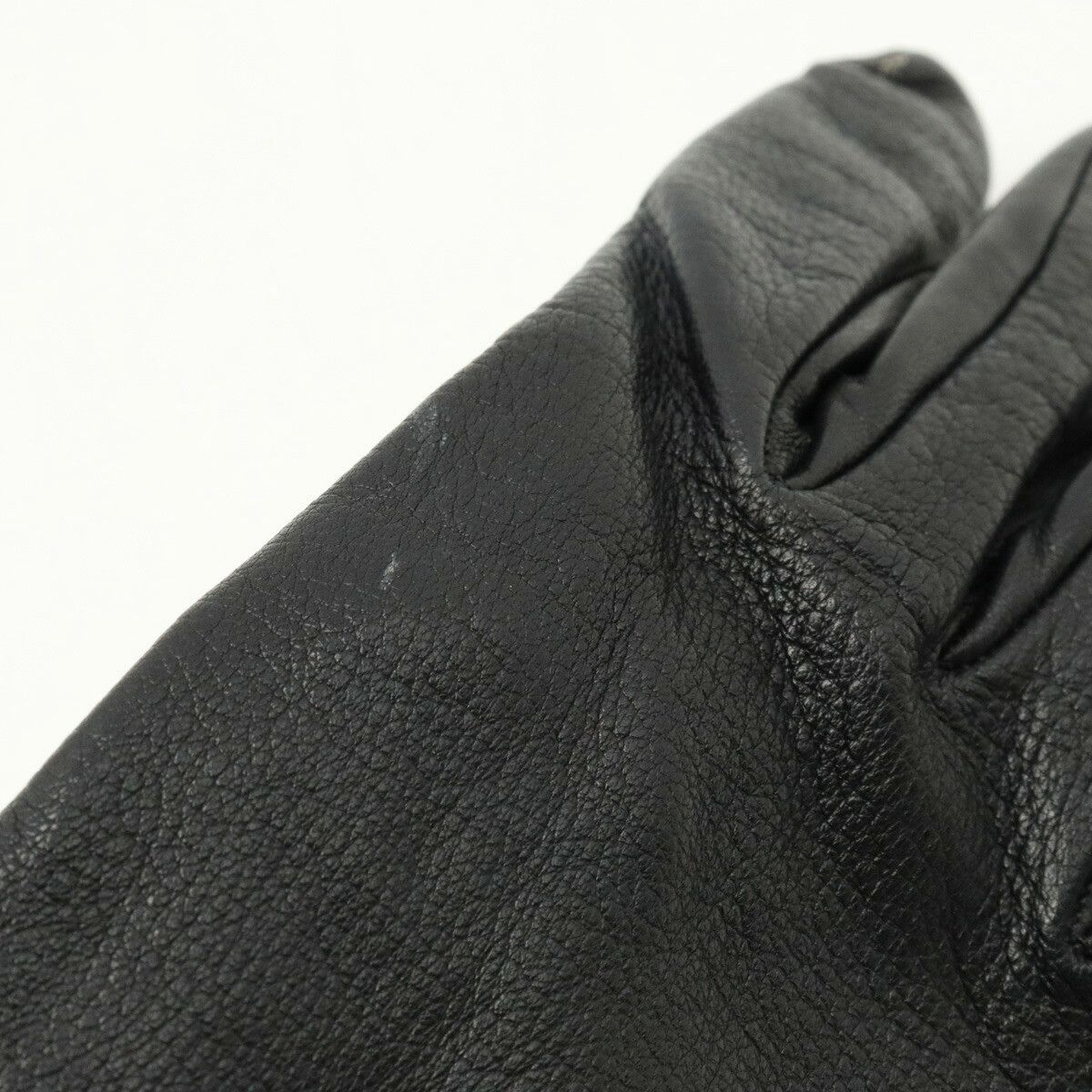 Hermes Hermes Hermes Leather H Logo Gloves Gloves Leather Gloves DUTY FREE for USA Size ONE SIZE - 4 Thumbnail