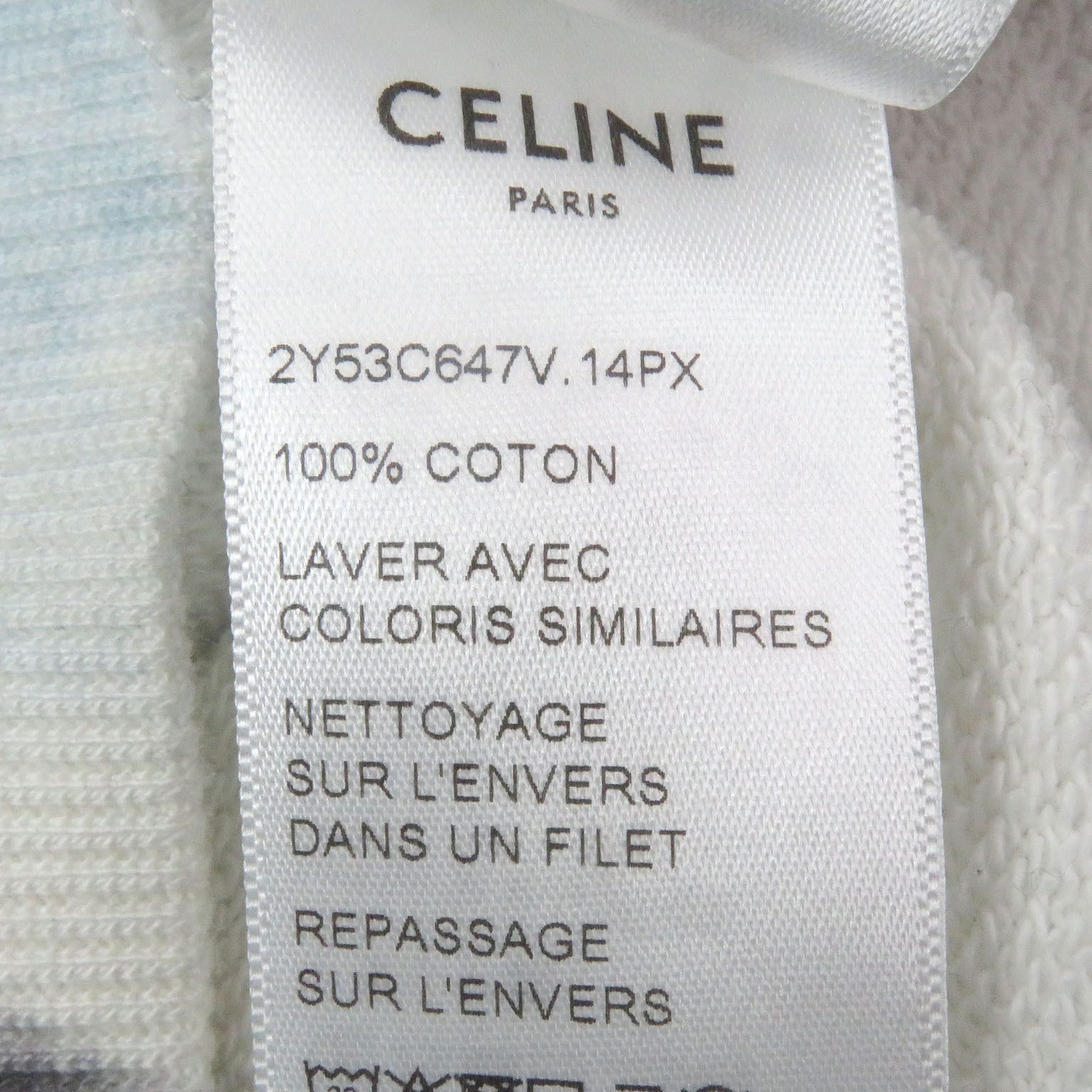 Celine Celine Celine LOOSE TIE DYE SWEAT SHIRT Cotton Sweatshirt Cotton Sweatshirts & Hoodies 2Y53C647V DUTY FREE for USA Size ONE SIZE - 7 Thumbnail