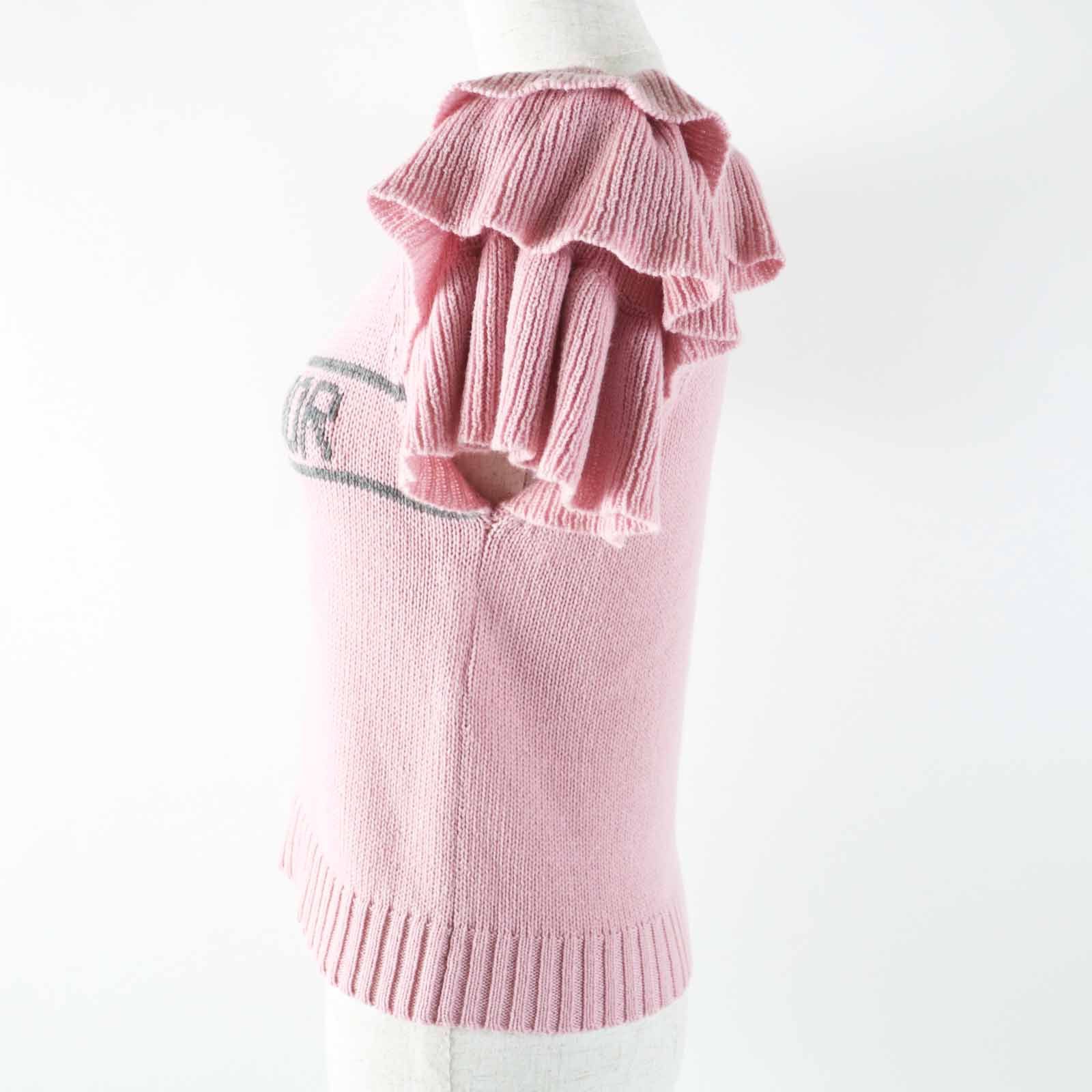 Dior Dior Christian Dior 344S13BM003 Cashmere Knit Natural Material Tops 344S13BM003 Size ONE SIZE - 2 Thumbnail