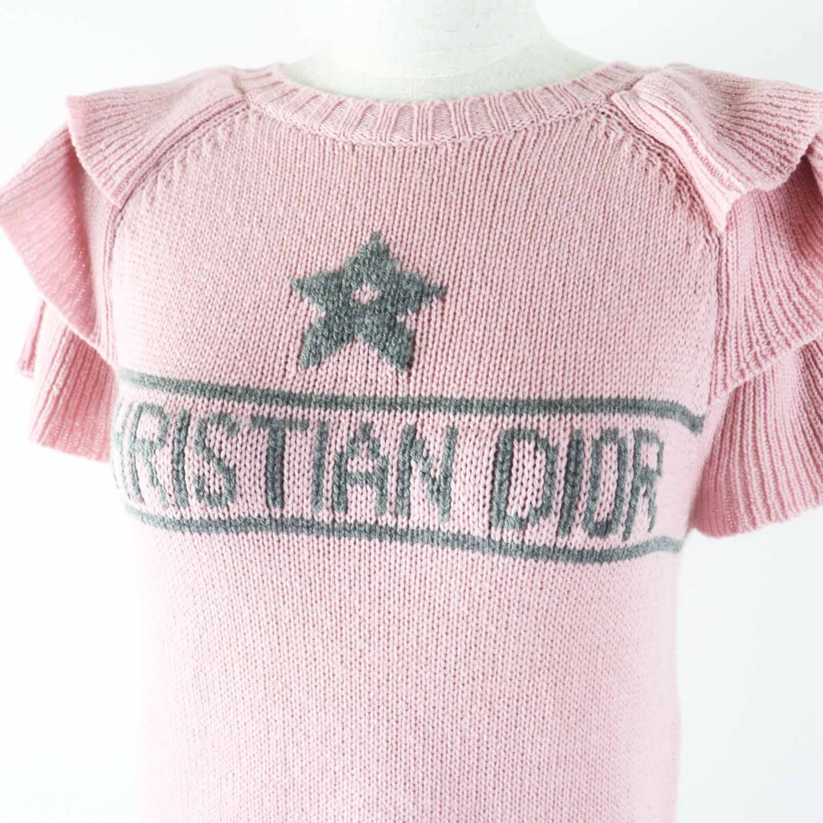 Dior Dior Christian Dior 344S13BM003 Cashmere Knit Natural Material Tops 344S13BM003 Size ONE SIZE - 4 Thumbnail