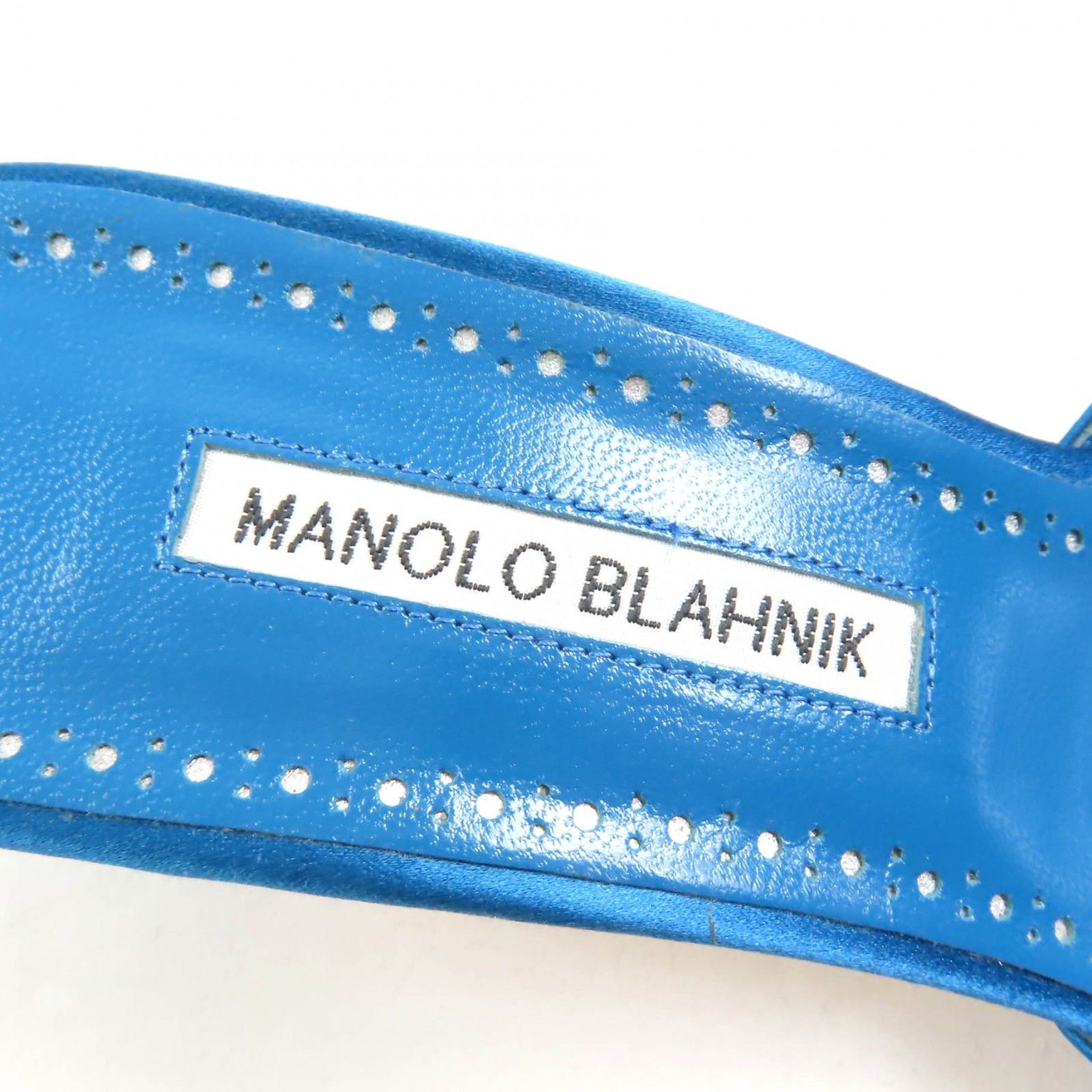Manolo Blahnik Manolo Blahnik Manolo Blahnik Prinap 50 Satin Sandals Others Other DUTY FREE for USA Size ONE SIZE - 10 Thumbnail