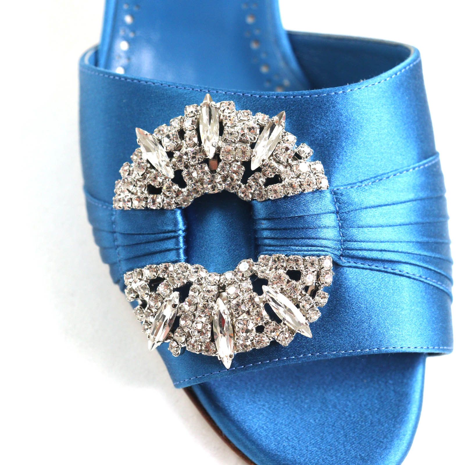 Manolo Blahnik Manolo Blahnik Manolo Blahnik Prinap 50 Satin Sandals Others Other DUTY FREE for USA Size ONE SIZE - 9 Thumbnail