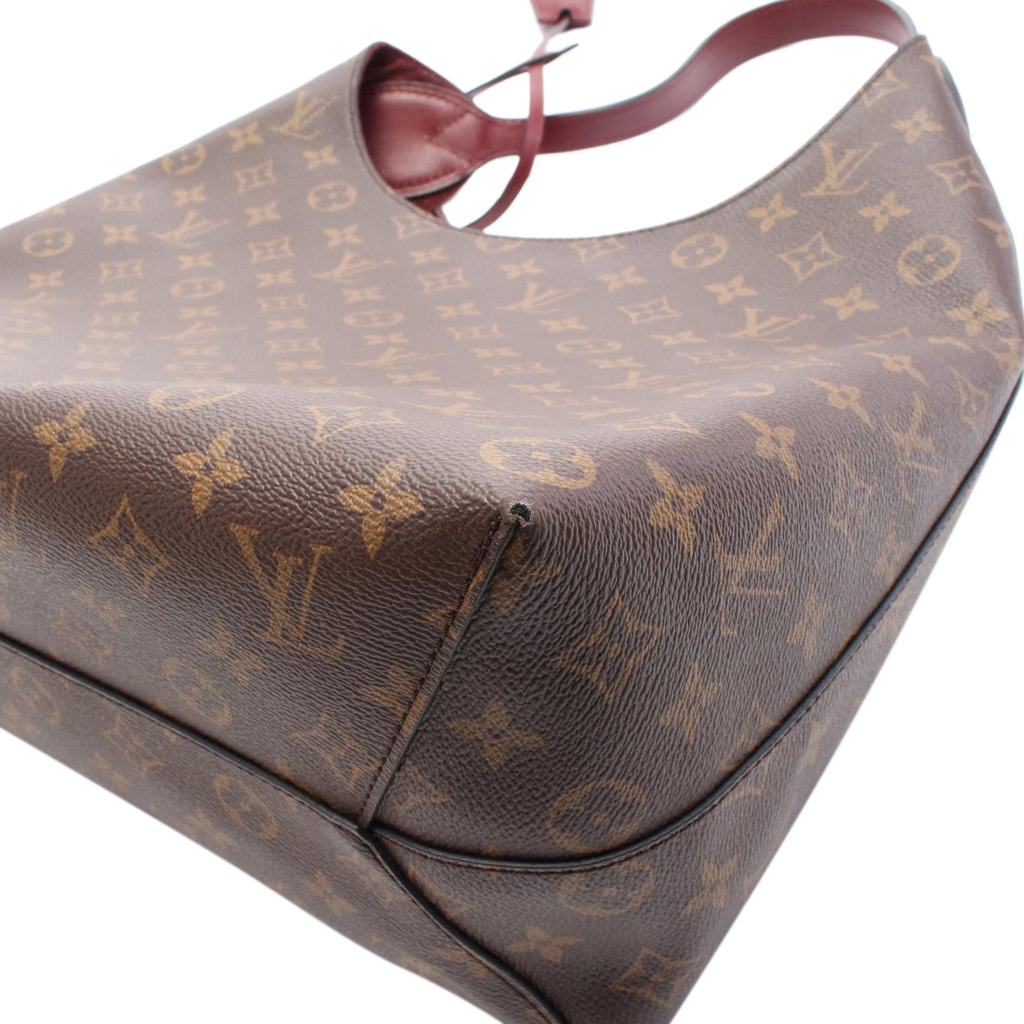 Louis Vuitton Louis Vuitton LOUIS VUITTON Flower hobo Shoulder Bag M43547 Monogram PVC coated canvas leather Brown Bordeaux Bordeaux Used Women Size ONE SIZE - 6 Thumbnail