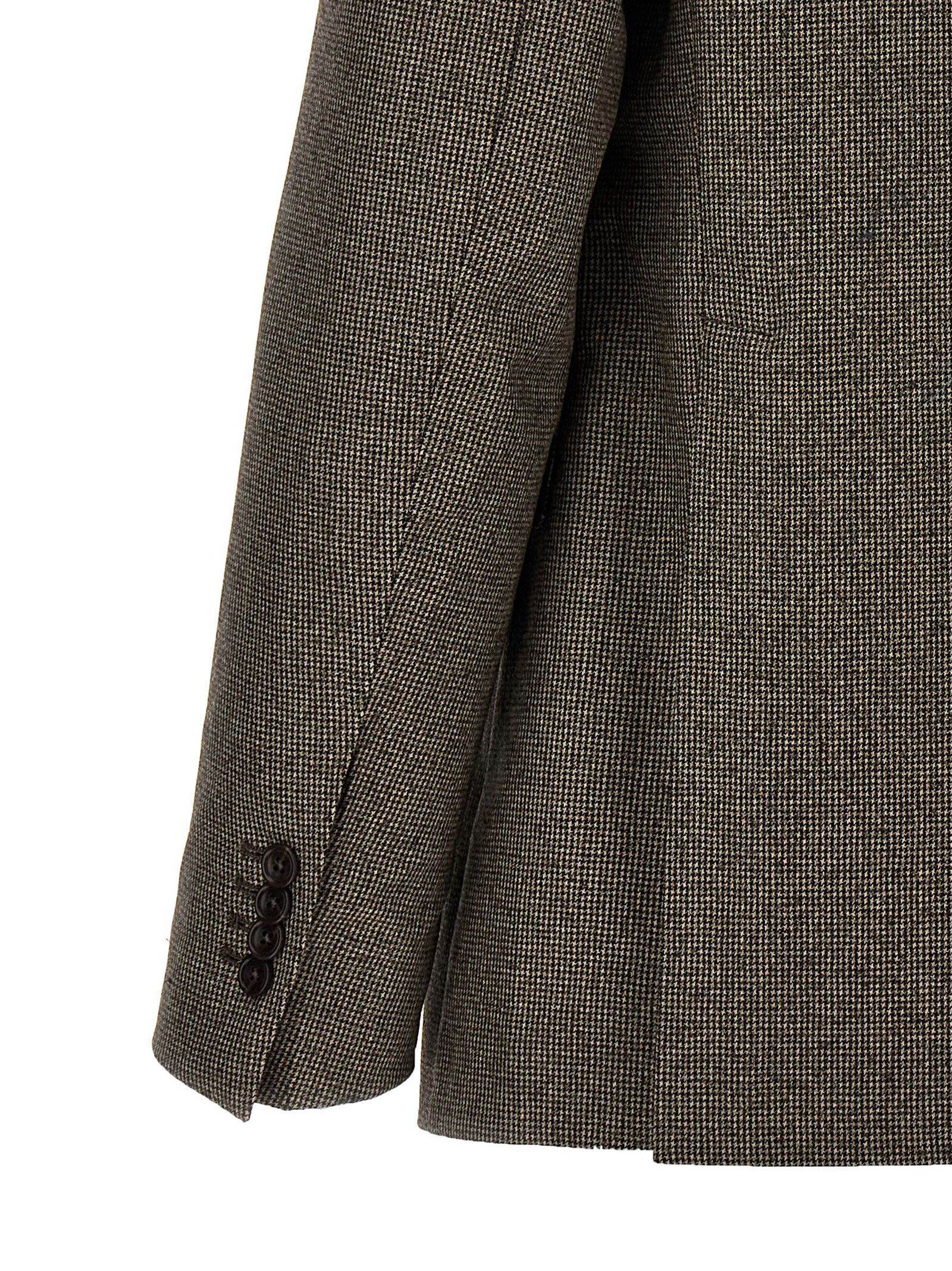 Tagliatore Micro houndstooth single-breasted dress Size US XL / EU 56 / 4 - 3 Thumbnail