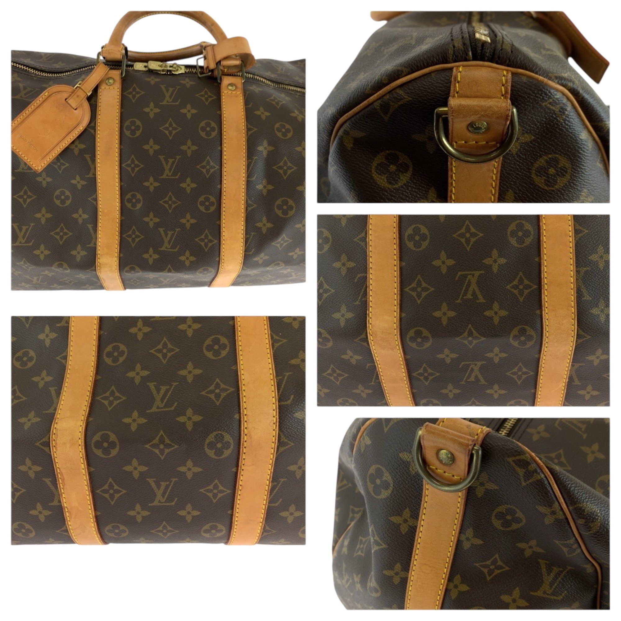 Louis Vuitton Louis Vuitton Keepall Bandouliere 55 travel Size ONE SIZE - 6 Thumbnail
