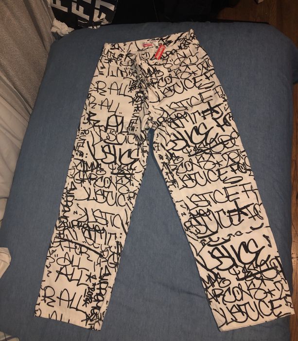 Supreme Supreme x CDG Canvas Painter Pants | Grailed