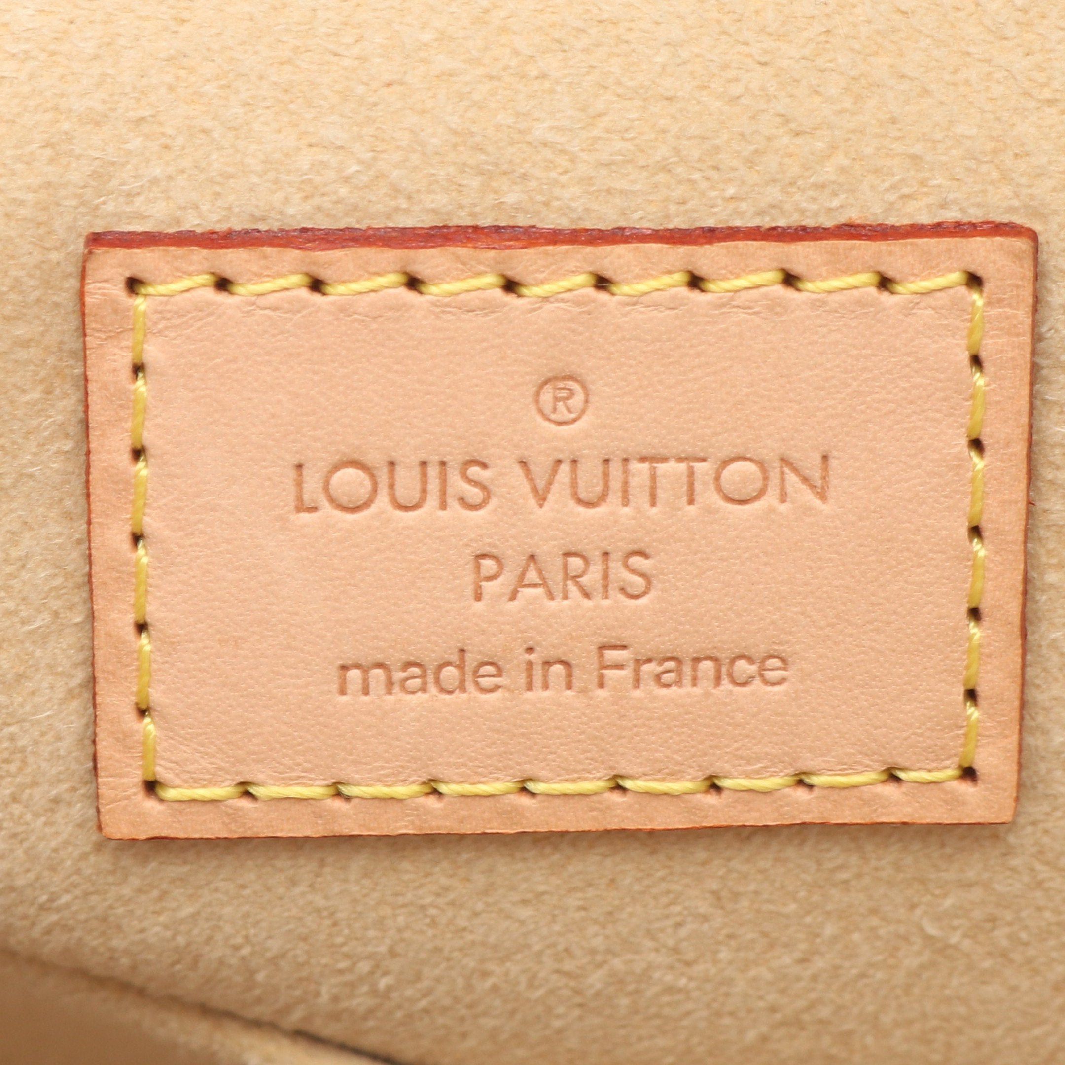 Louis Vuitton Louis Vuitton Manhattan Pm Monogram Handbag Leather Brown Size ONE SIZE - 4 Thumbnail