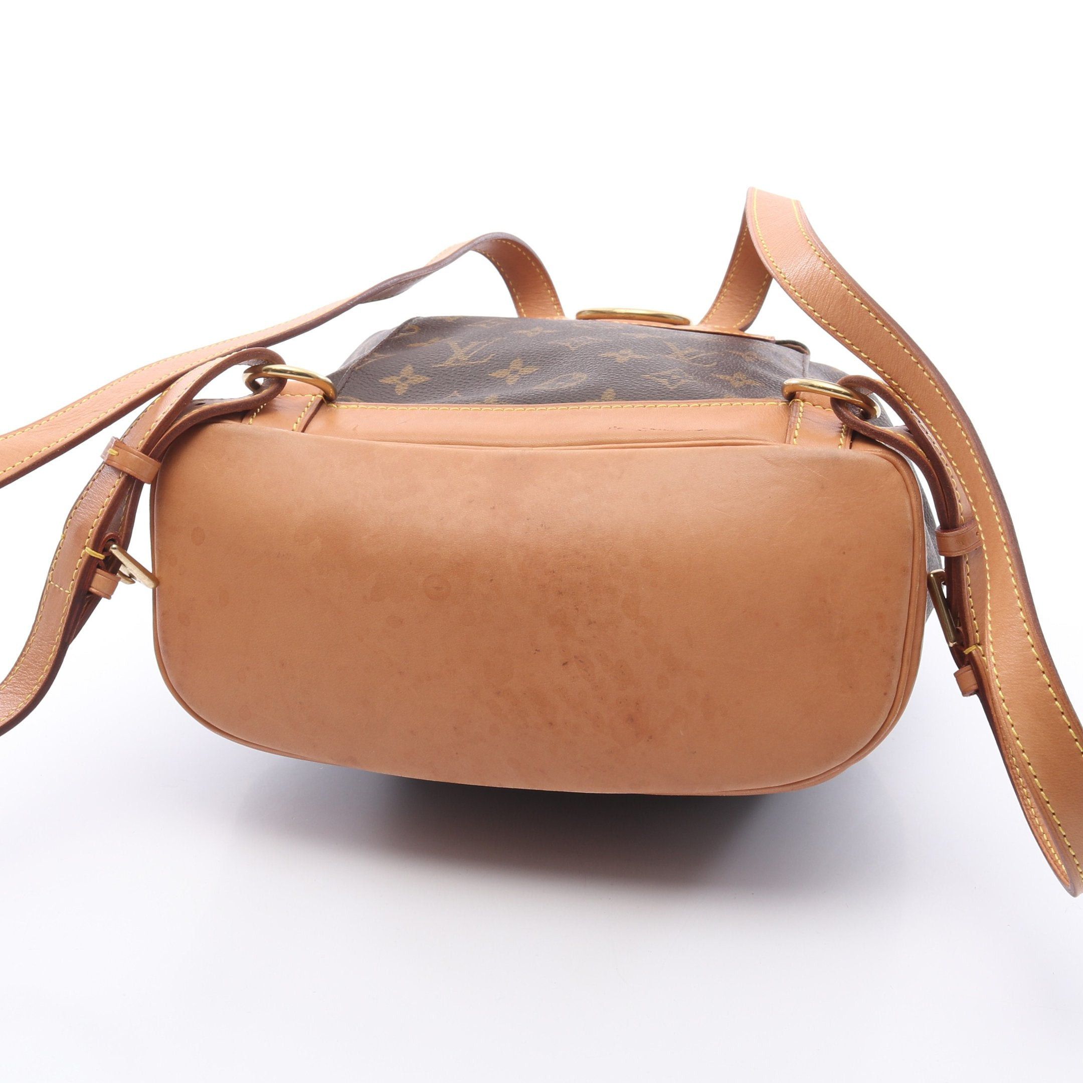 Louis Vuitton Louis Vuitton Montsouris Mm Monogram Backpack Rucksack Leather Brown Size ONE SIZE - 9 Thumbnail