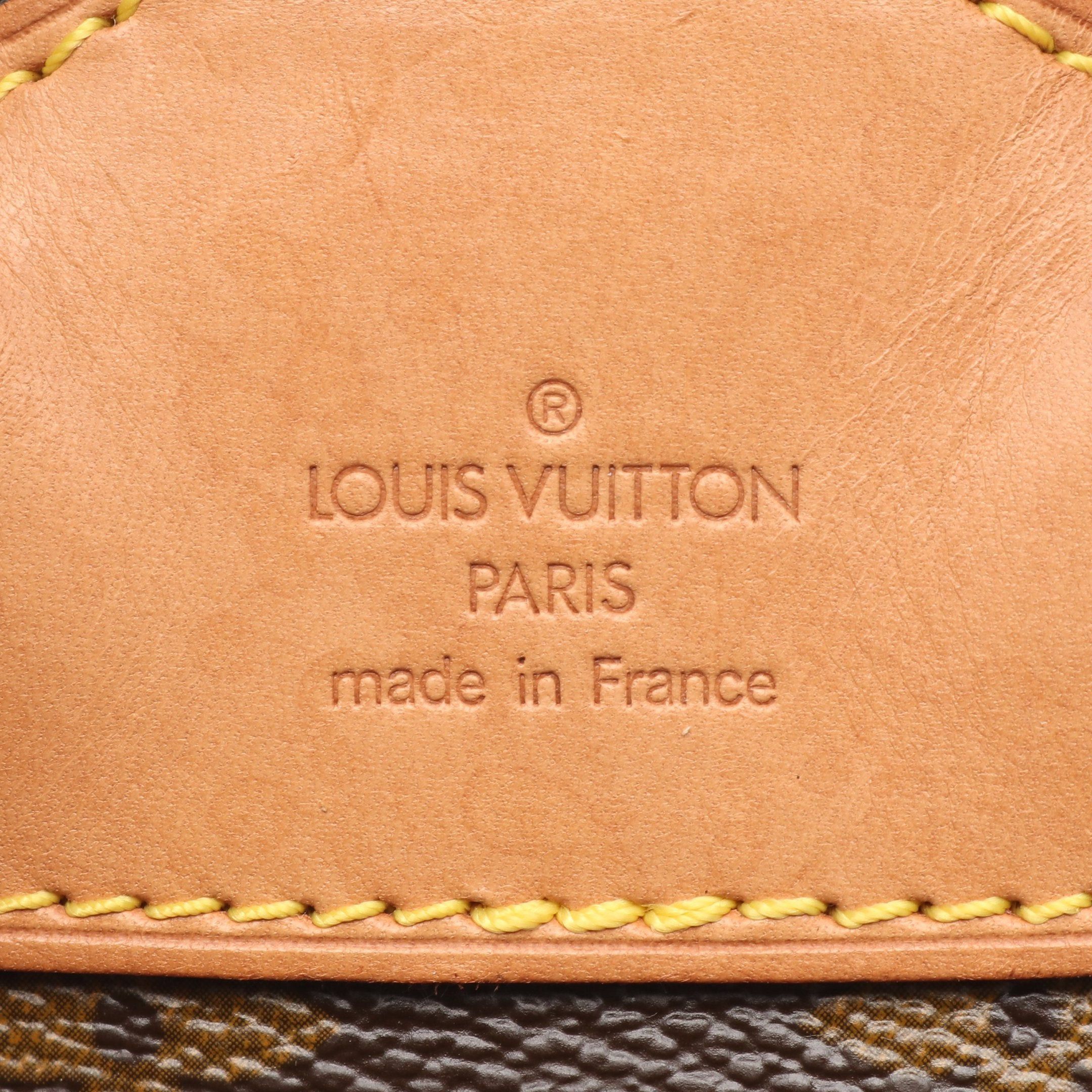 Louis Vuitton Louis Vuitton Montsouris Mm Monogram Backpack Rucksack Leather Brown Size ONE SIZE - 4 Thumbnail