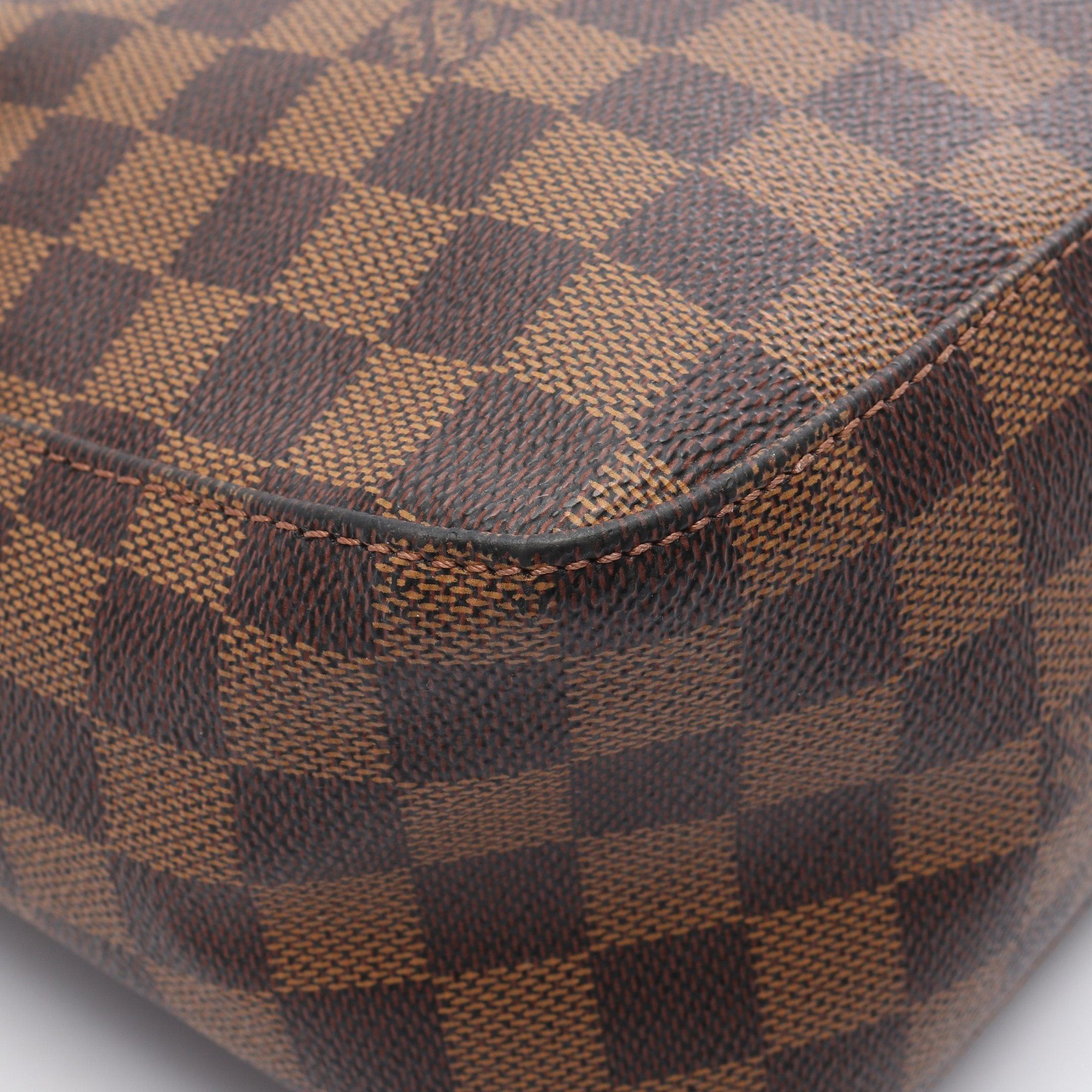Louis Vuitton Louis Vuitton Looping Gm Damier Ebene Shoulder Bag Leather Brown Size ONE SIZE - 6 Thumbnail