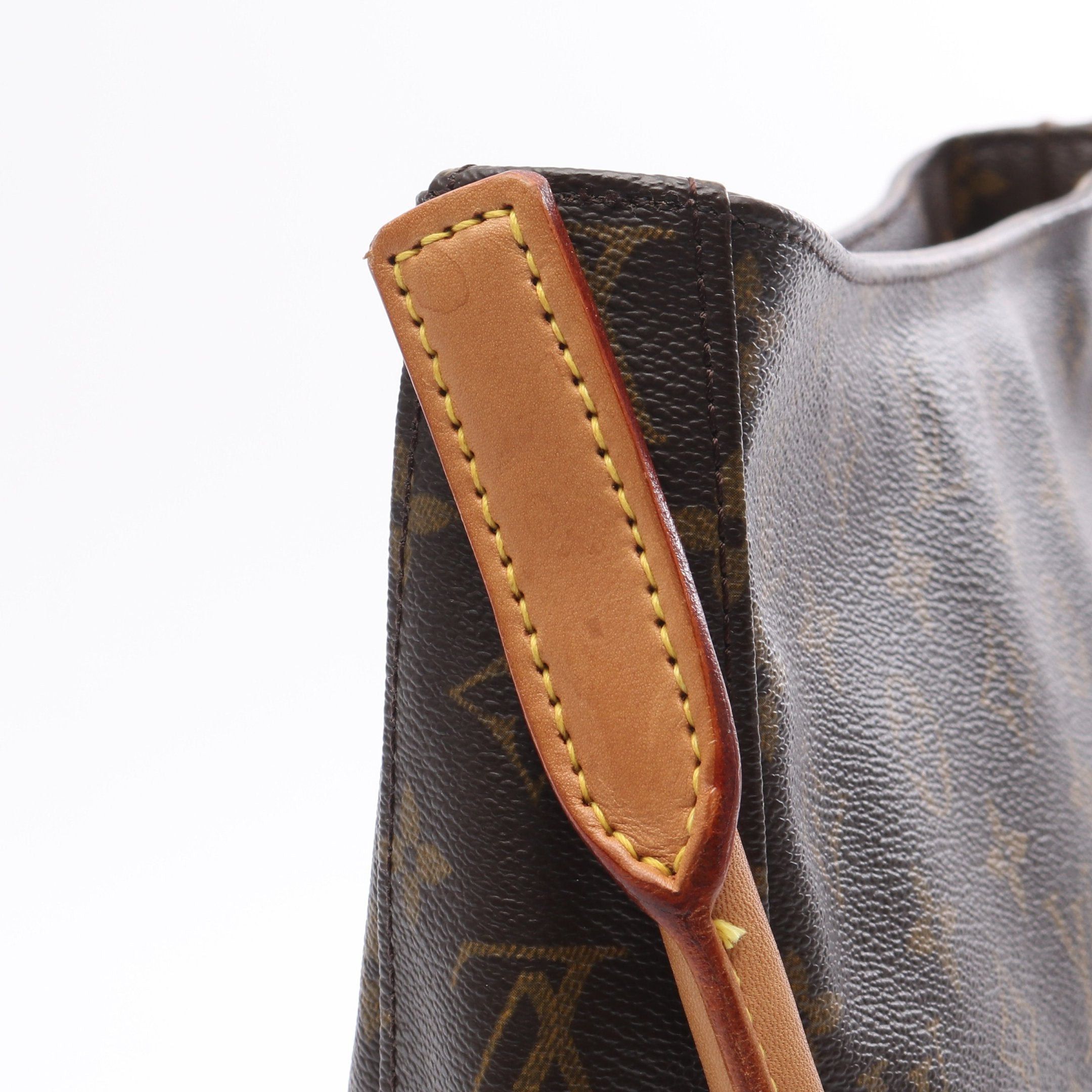 Louis Vuitton Louis Vuitton Looping Gm Monogram Shoulder Bag Leather Brown Size ONE SIZE - 9 Thumbnail