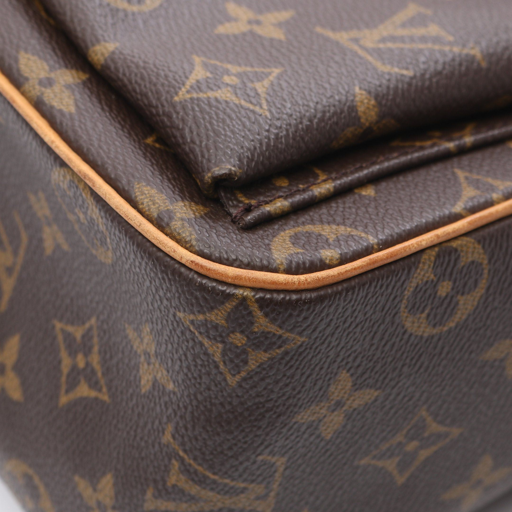 Louis Vuitton Louis Vuitton Vivacite Gm Monogram Shoulder Bag Leather Brown Size ONE SIZE - 7 Thumbnail