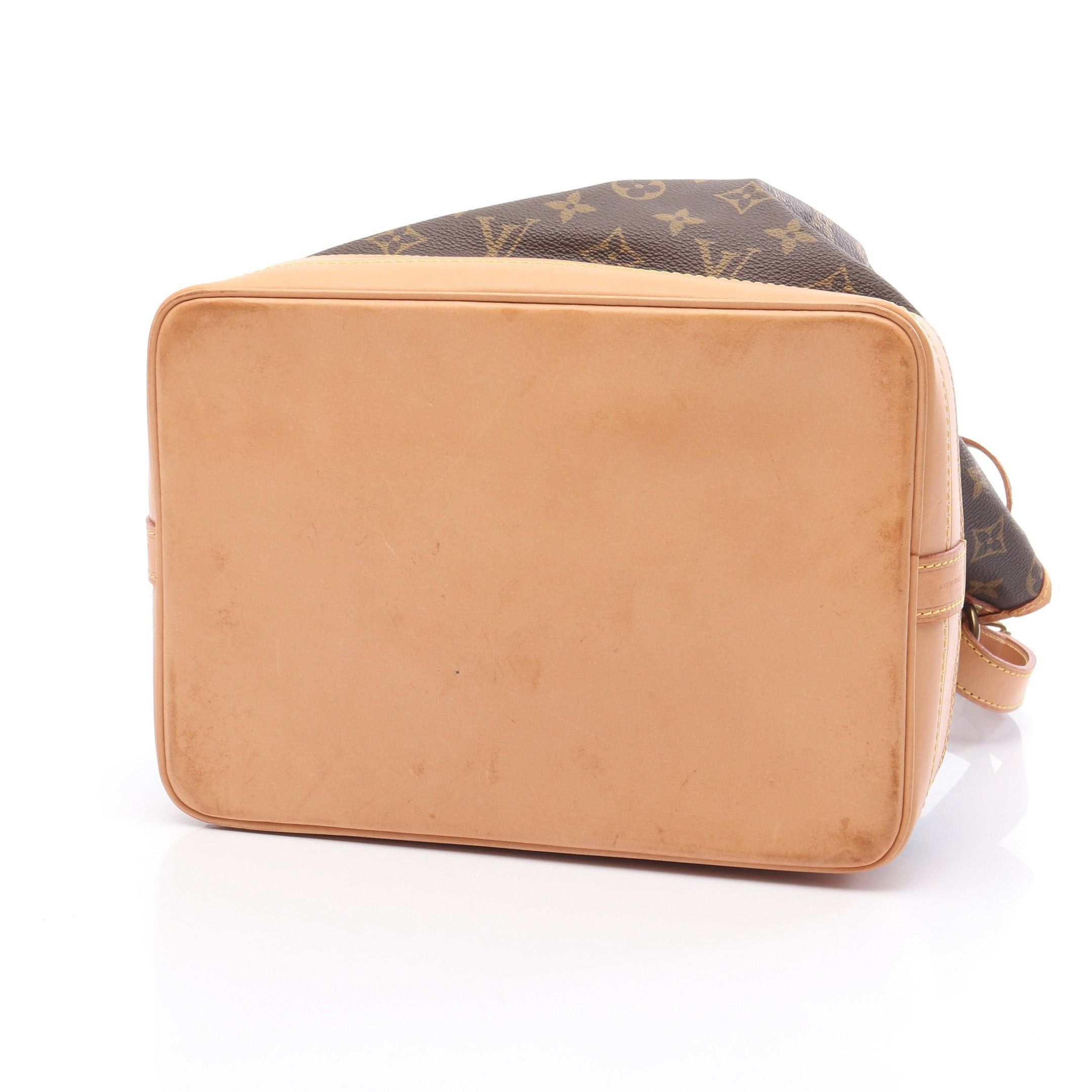 Louis Vuitton Louis Vuitton Noe Monogram Shoulder Bag Leather Brown Size ONE SIZE - 10 Thumbnail