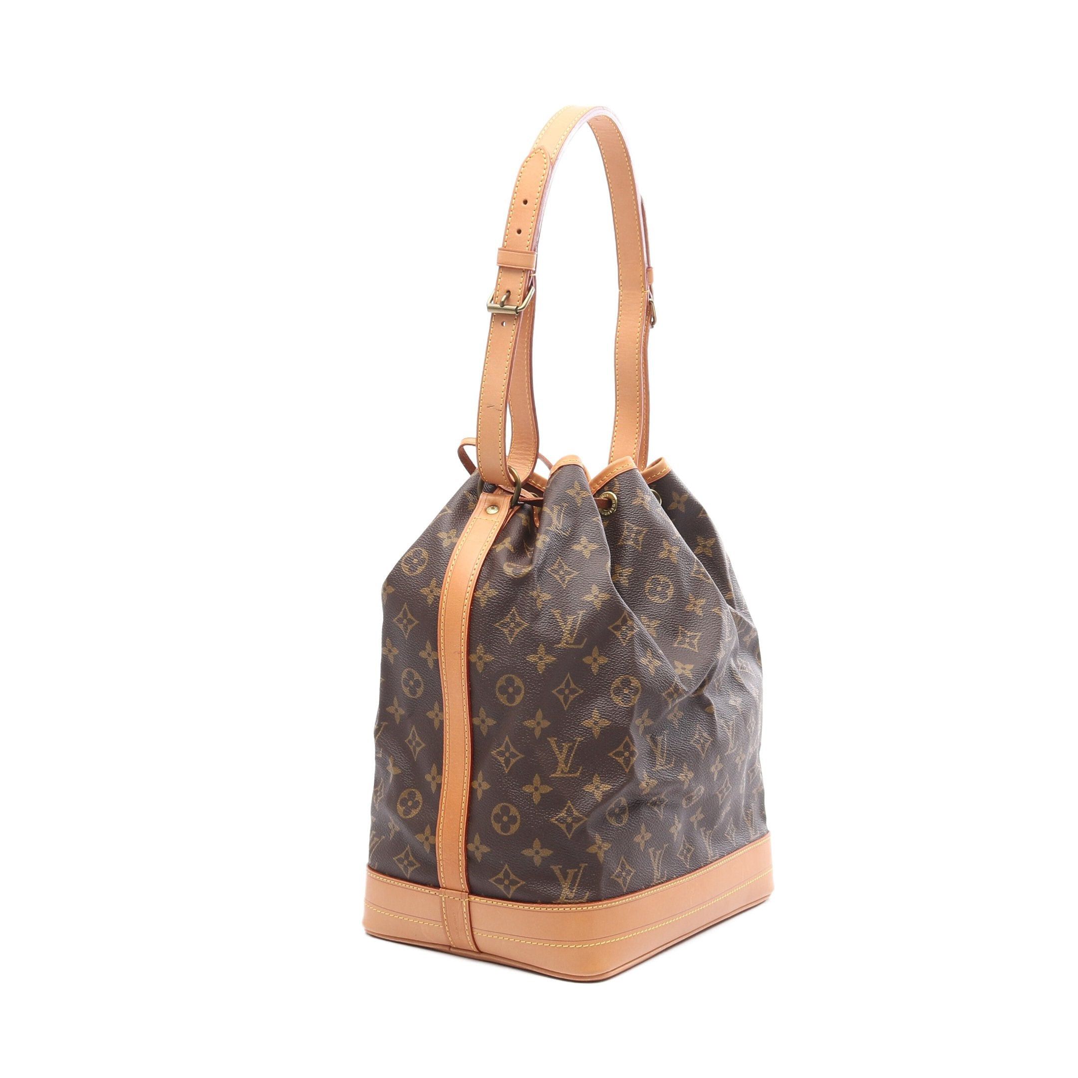 Louis Vuitton Louis Vuitton Noe Monogram Shoulder Bag Leather Brown Size ONE SIZE - 2 Thumbnail