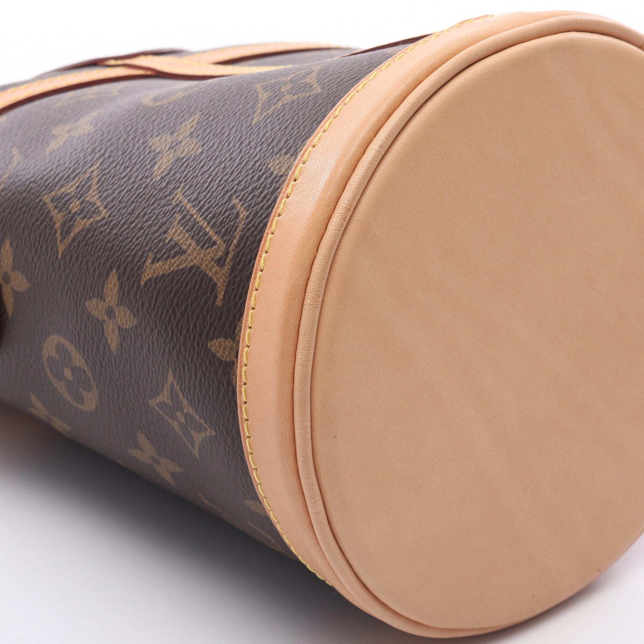 Louis Vuitton Louis Vuitton Duffel Bag Monogram Handbag Leather Brown Size ONE SIZE - 6 Thumbnail