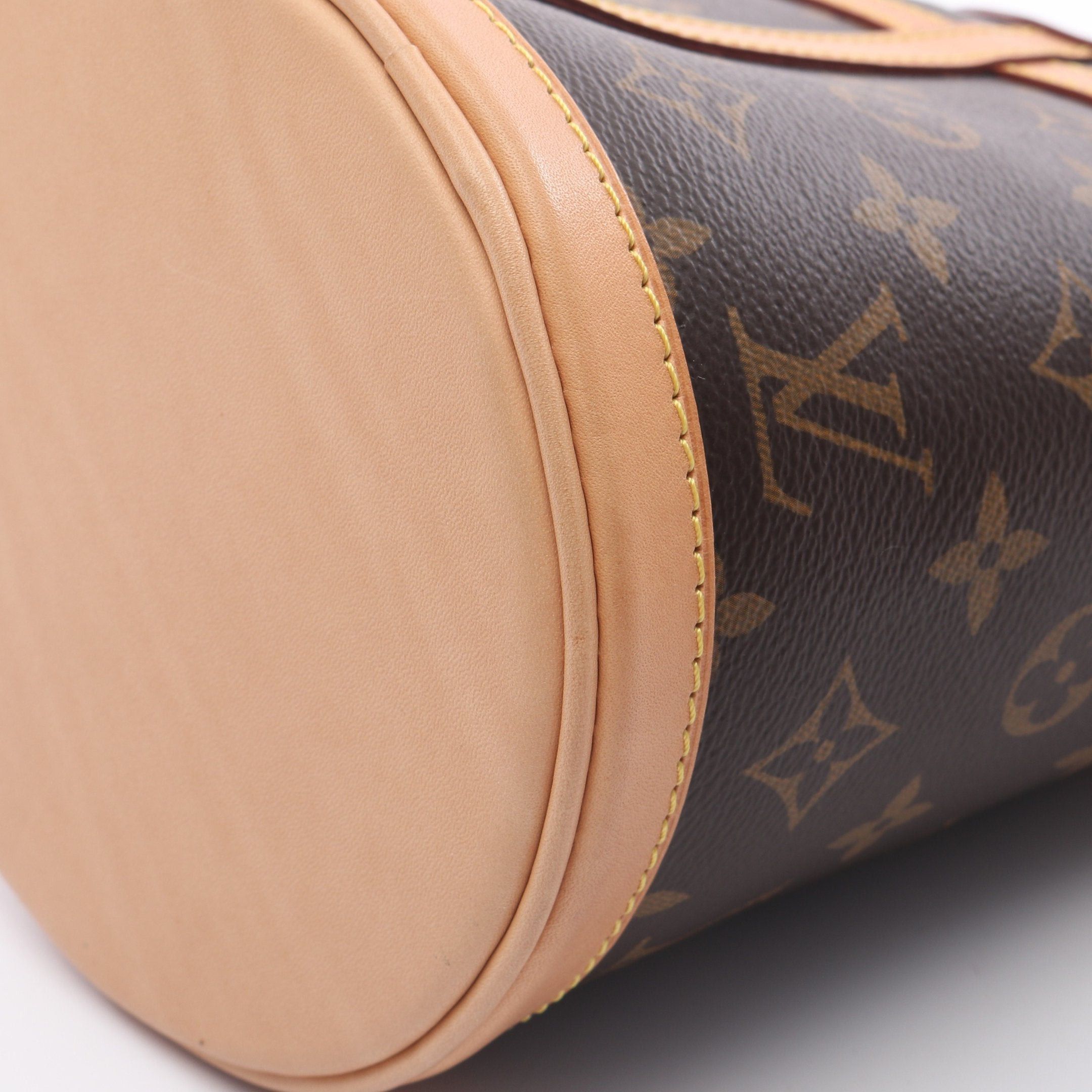 Louis Vuitton Louis Vuitton Duffel Bag Monogram Handbag Leather Brown Size ONE SIZE - 7 Thumbnail