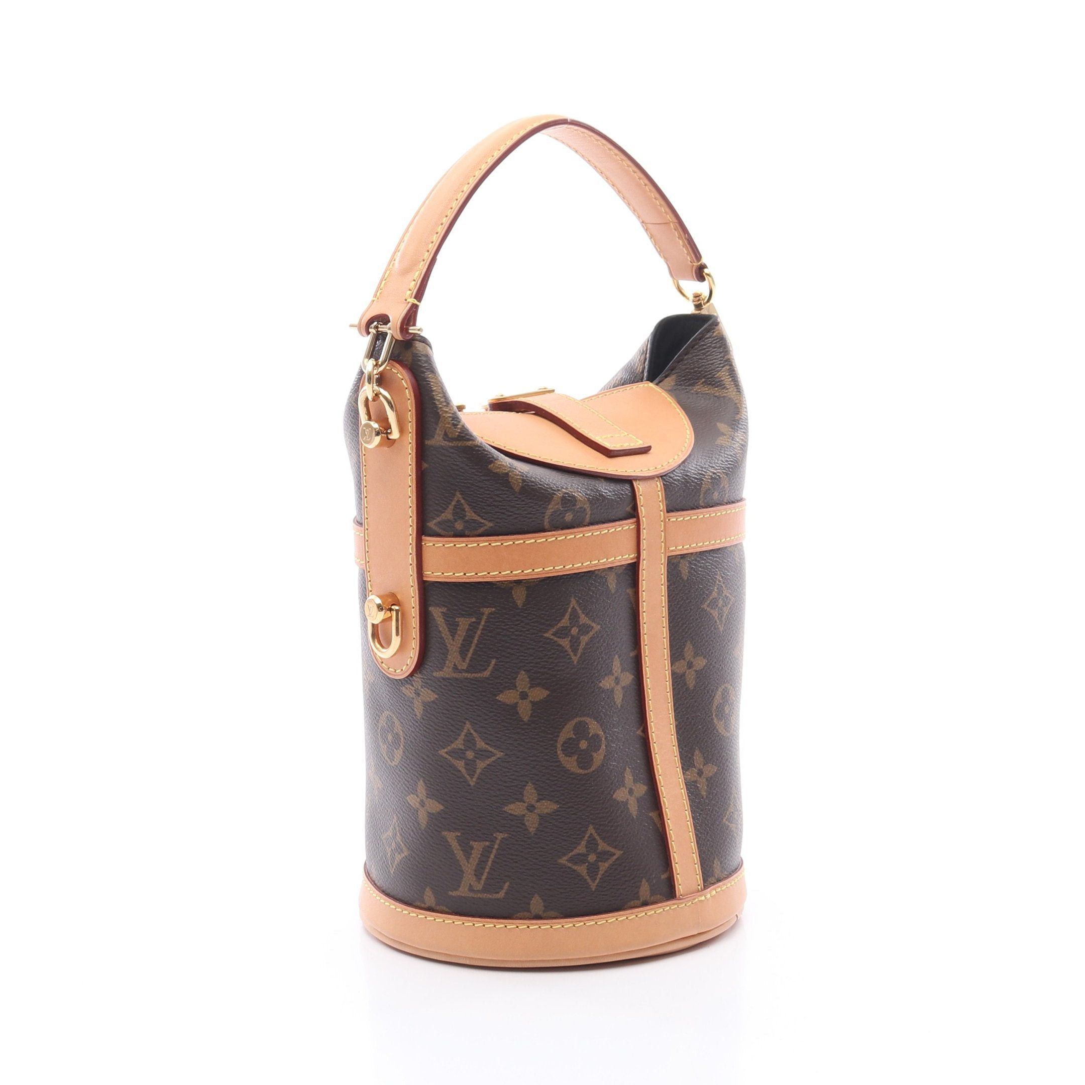 Louis Vuitton Louis Vuitton Duffel Bag Monogram Handbag Leather Brown Size ONE SIZE - 2 Thumbnail