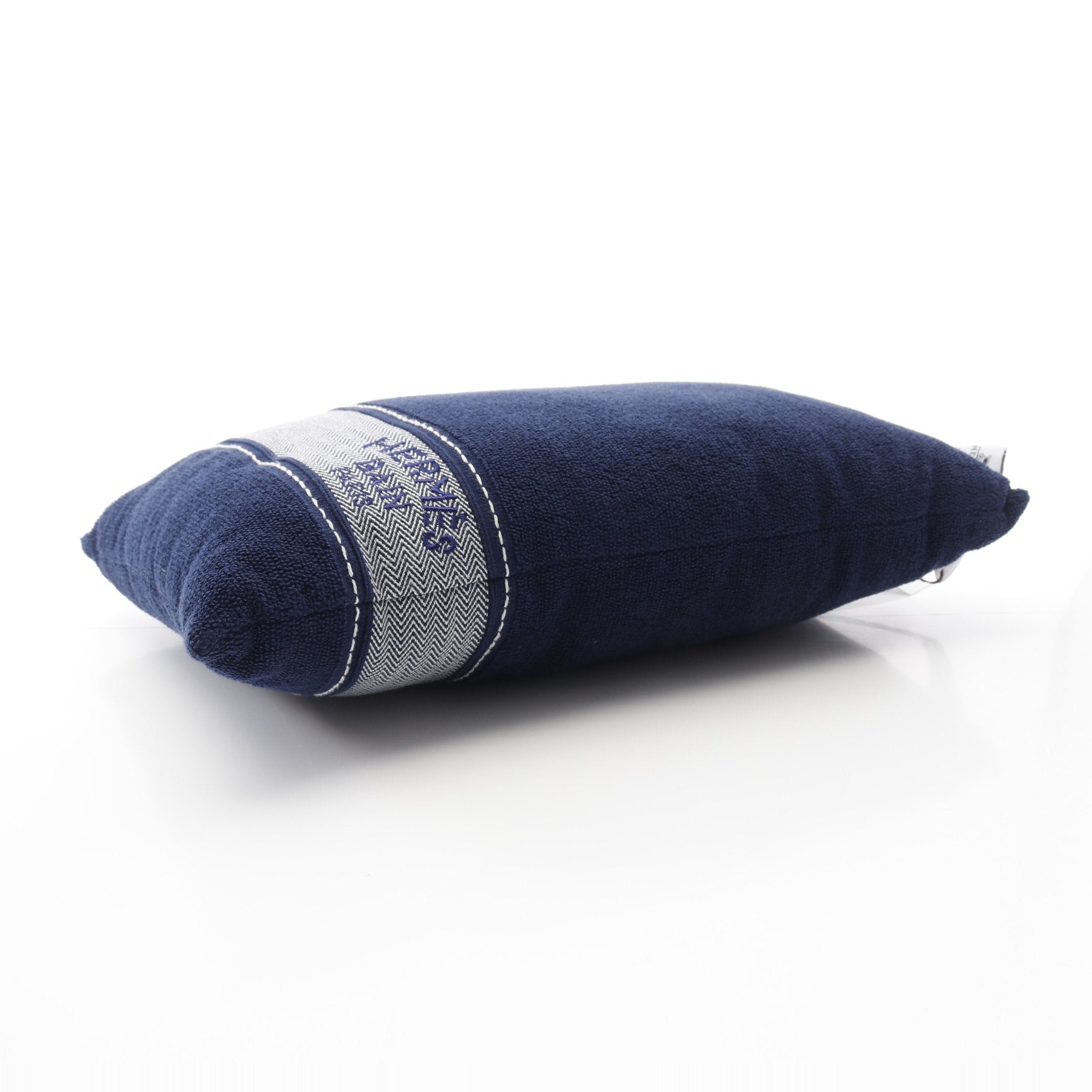 Hermes Hermes Yachting Beach Cushion Interior Cotton Navy White Size ONE SIZE - 7 Thumbnail
