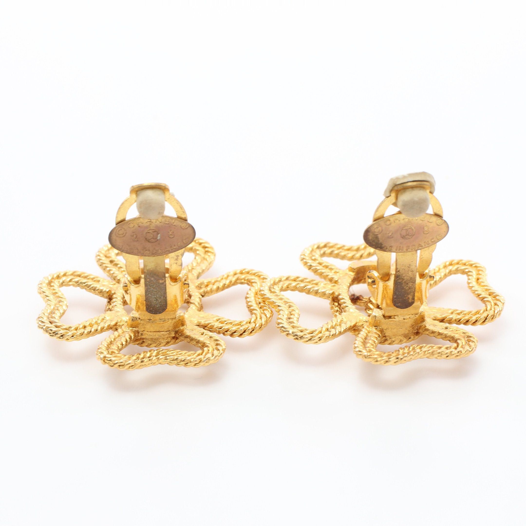 Chanel Chanel Coco Mark Earrings Gp Gold 2/8 Size ONE SIZE - 7 Thumbnail