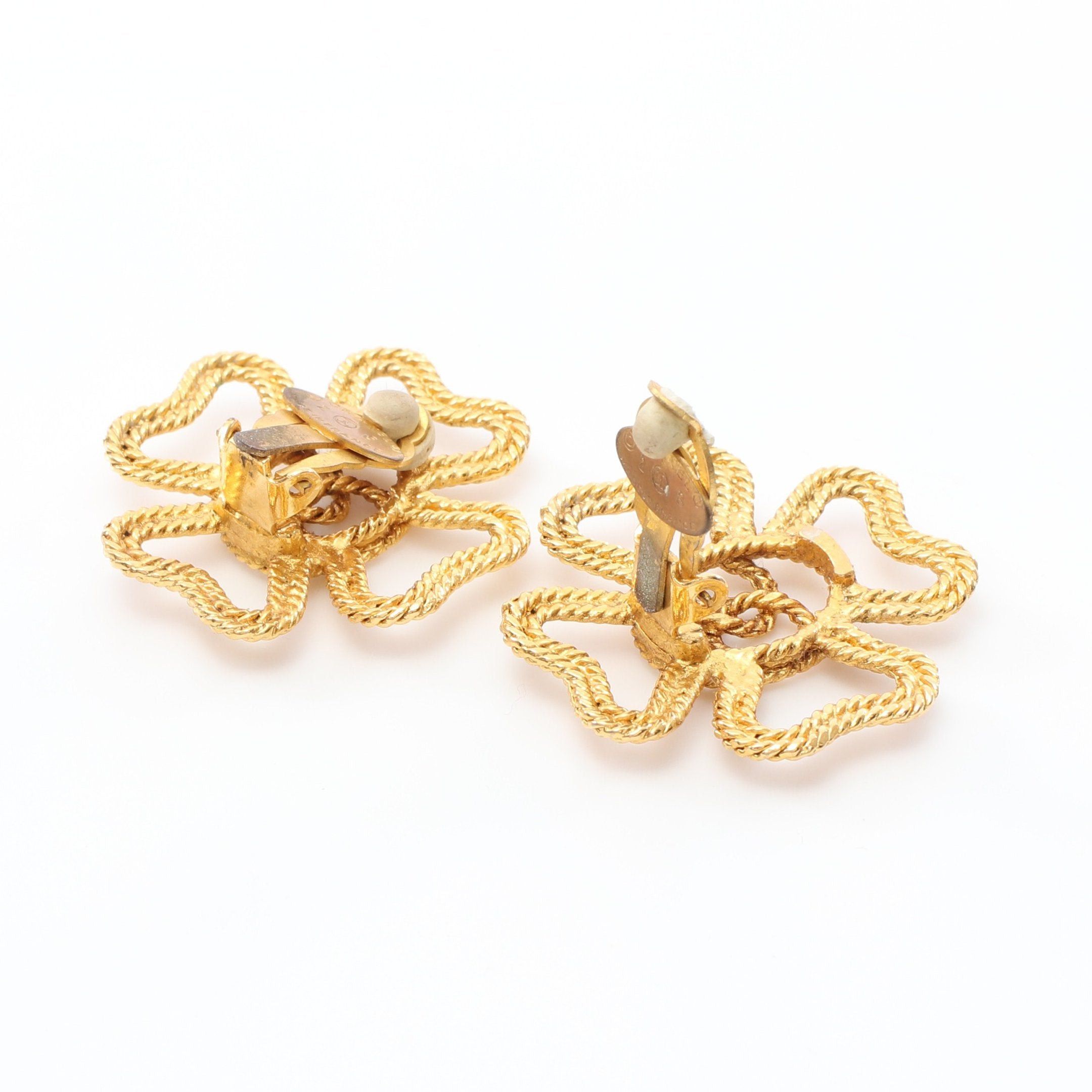 Chanel Chanel Coco Mark Earrings Gp Gold 2/8 Size ONE SIZE - 2 Thumbnail