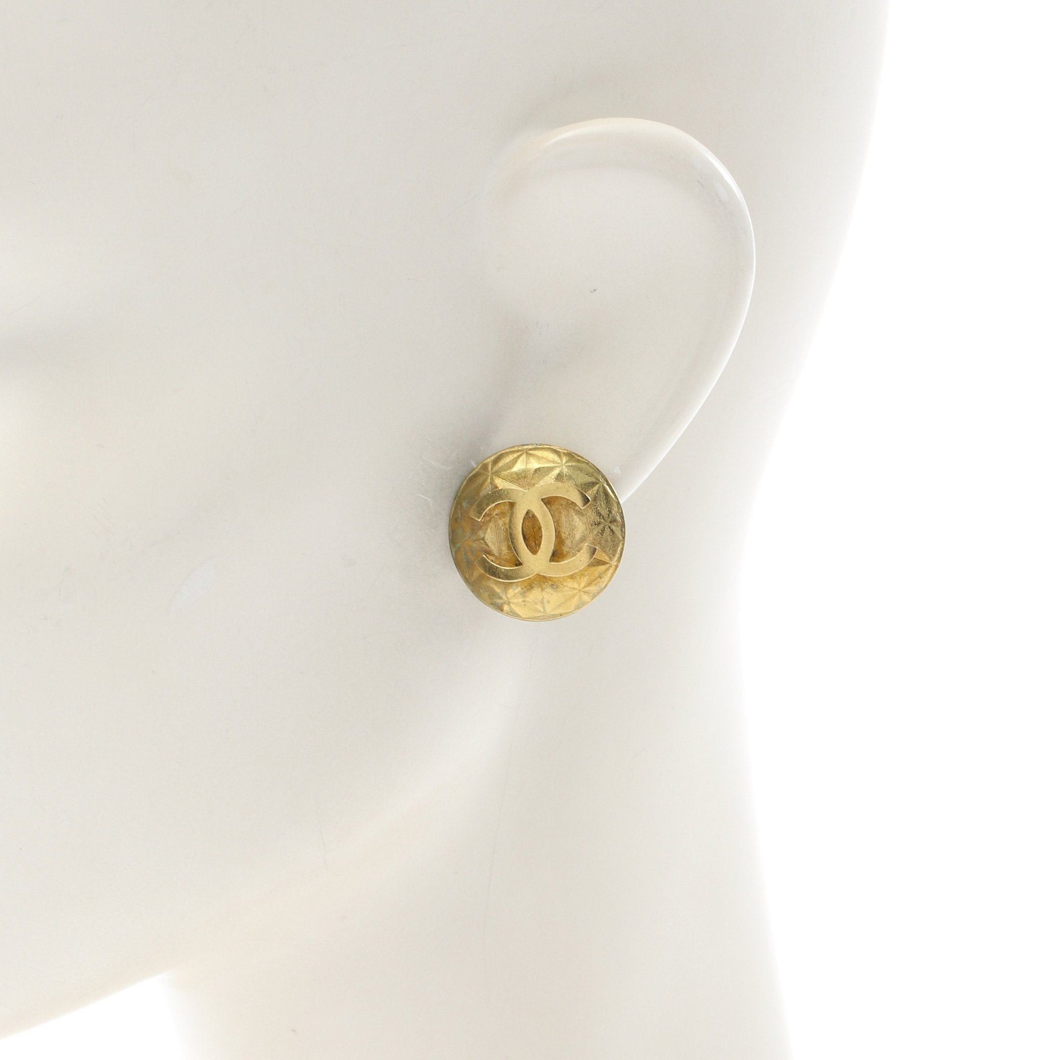 Chanel Chanel Coco Mark Earrings Gp Gold 95P Size ONE SIZE - 4 Thumbnail