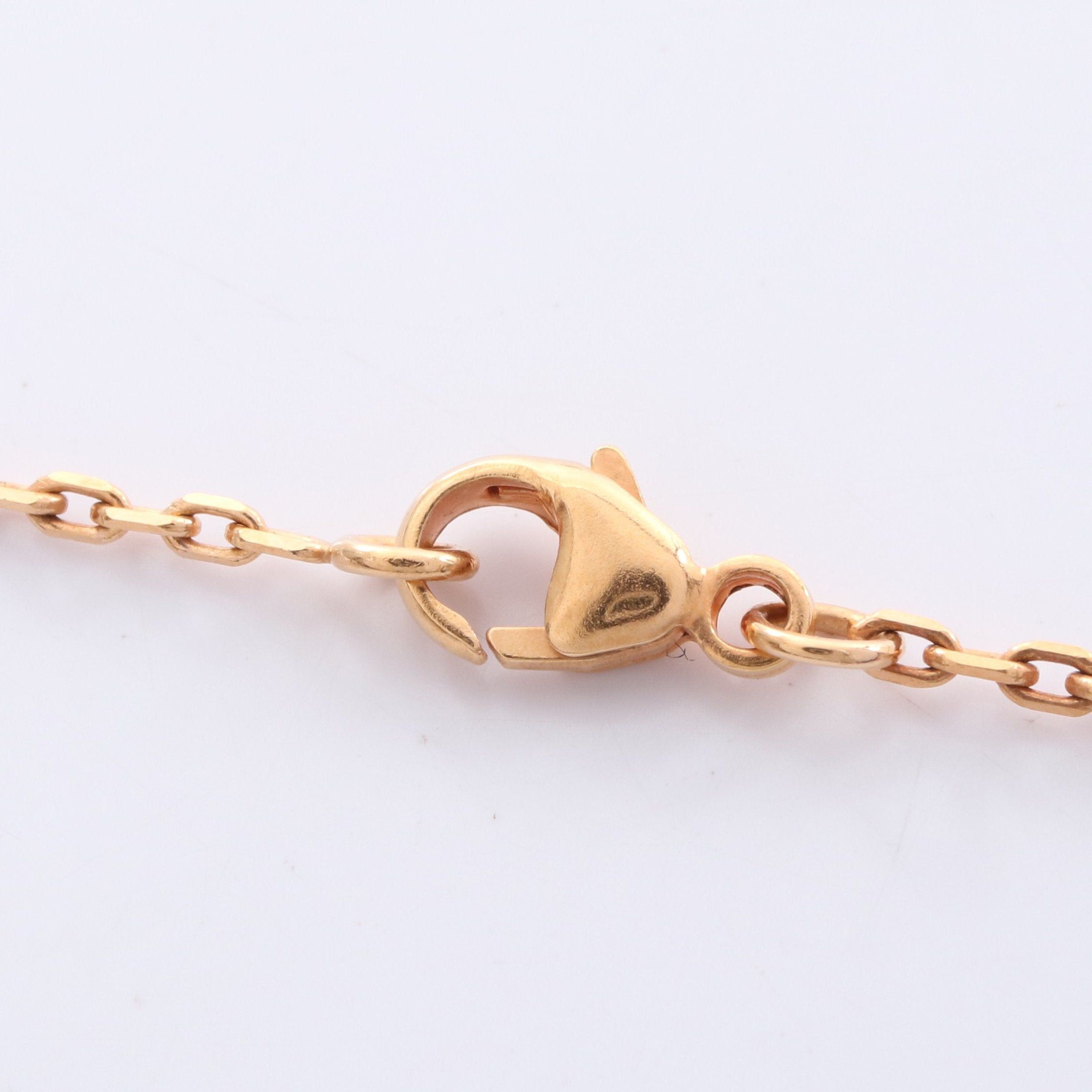 Hermes Hermes Mini Pop H Necklace Gp Gold Pink Size ONE SIZE - 3 Thumbnail
